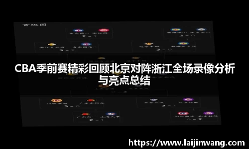 CBA季前赛精彩回顾北京对阵浙江全场录像分析与亮点总结